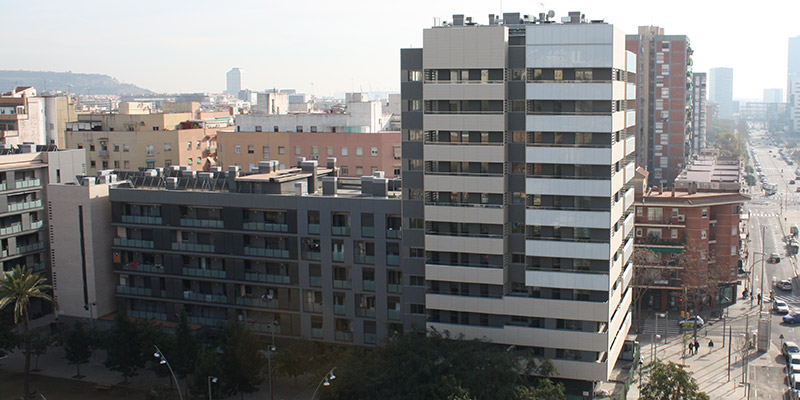Dos edificios de viviendas en Hospitalet de Llobregat
